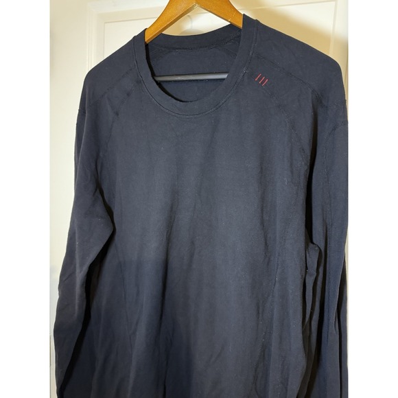 Mens Lululemon Long Sleeve Shirt Size XL Black - Picture 3 of 11